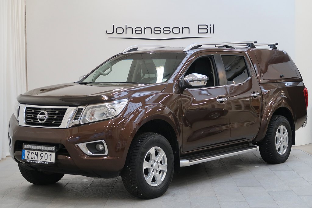 Nissan Navara 2.3 dCi 4WD Tekna 360° Navi Drag M&K Kåpa MOMS