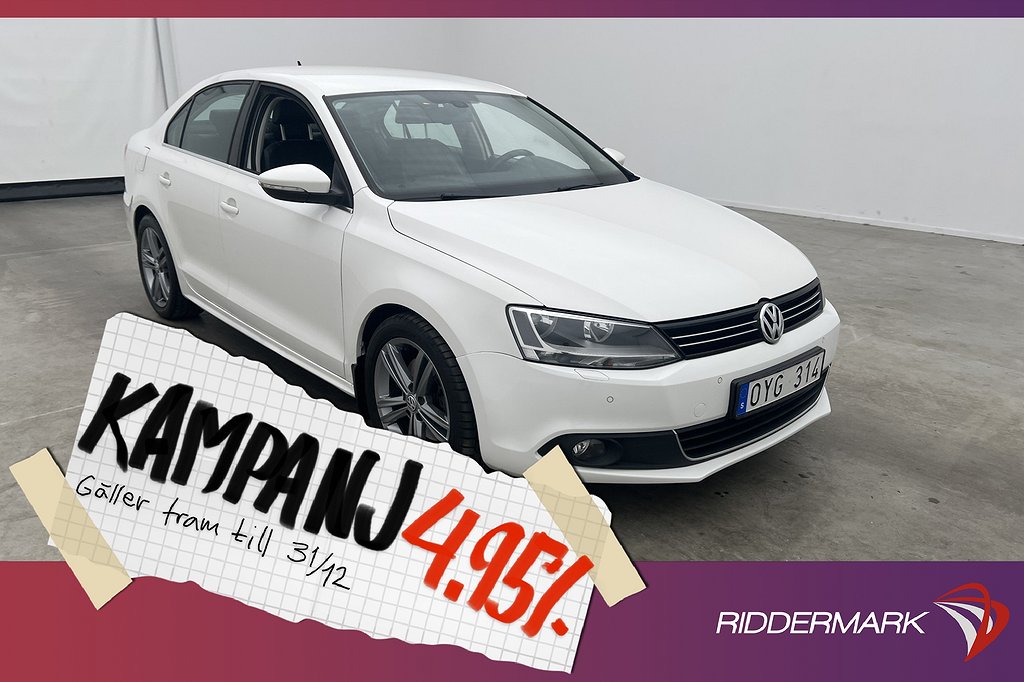 Volkswagen Jetta TSI 160hk Premium Värm Sensore 4,95% Ränta