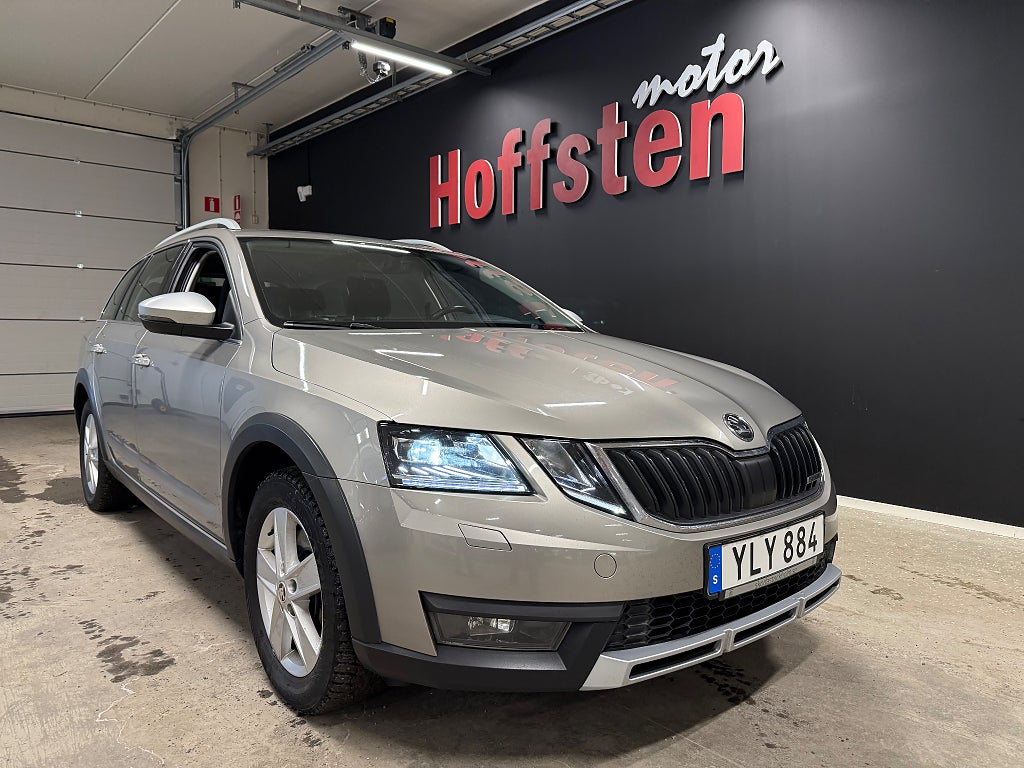 Skoda Octavia Scout 2.0 TDI SCR 4x4 Euro 6 1 brukare Värmare
