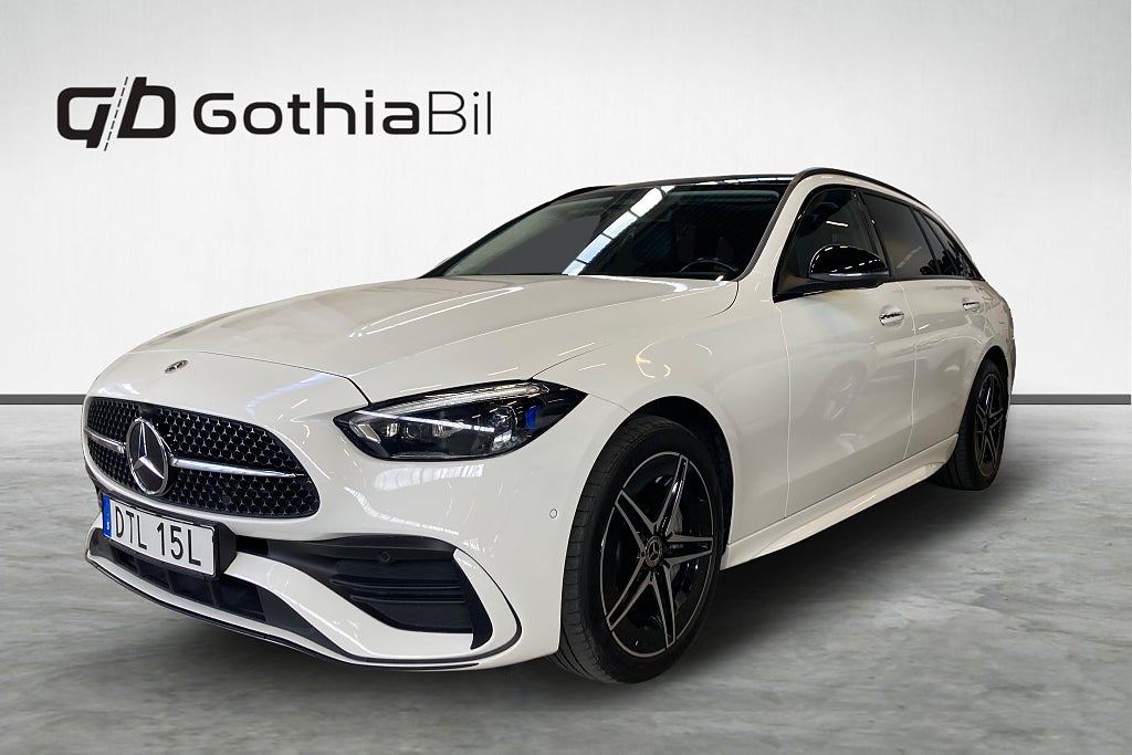 Mercedes-Benz C 300 T e  AMG Line Panorama Dragkrok HUD 360