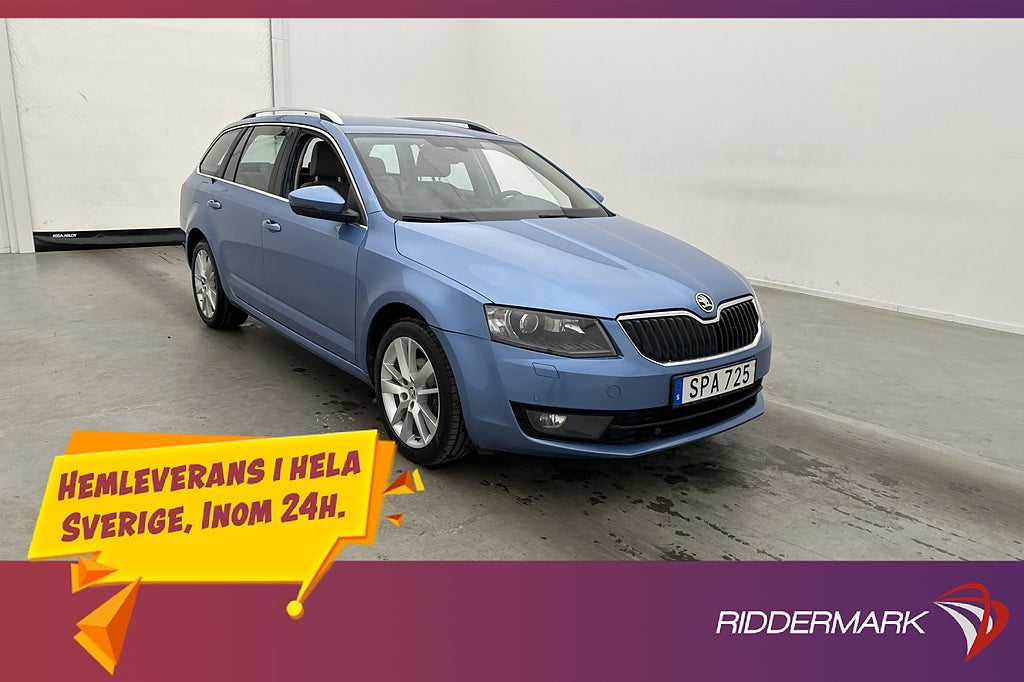 Skoda Octavia 1.6 TDI Elegance Värmare Dragkrok P-Sensorer