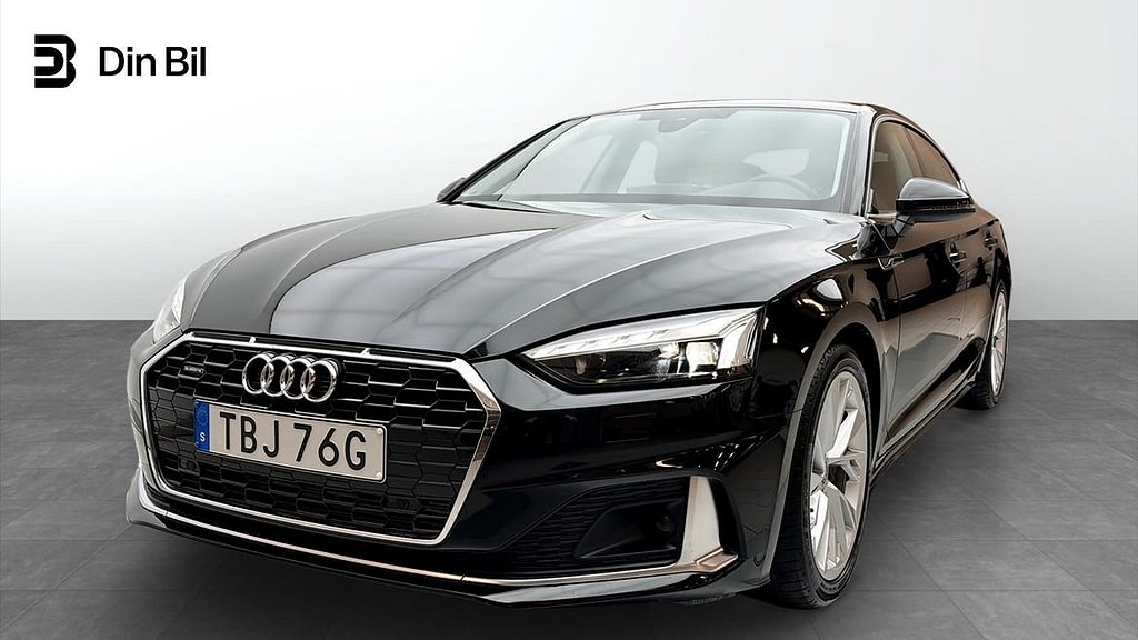 Audi A5 Sportback 45 TFSI quattro 265HK Nav Värmare Cockpit