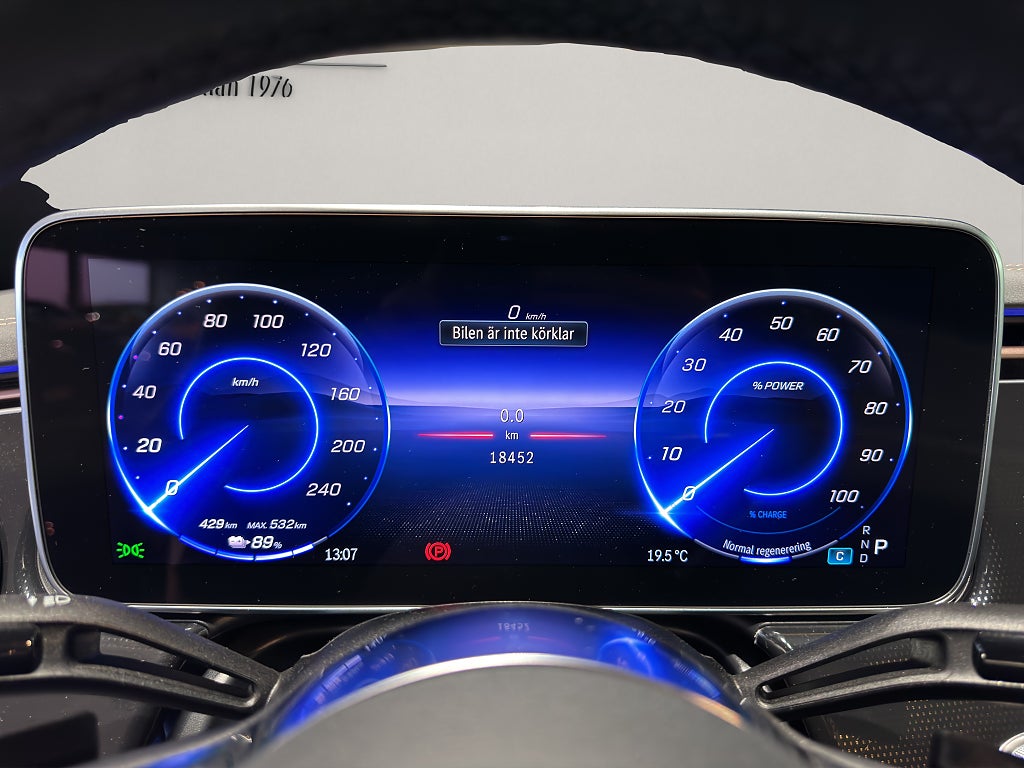 Mercedes-Benz EQE 350 4MATIC AMG Premium Drag Glastak - bild 9