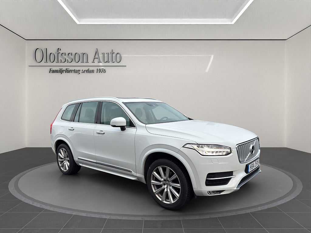 Volvo XC90 D5 AWD Inscription 7 sits Värmare Glastak Drag