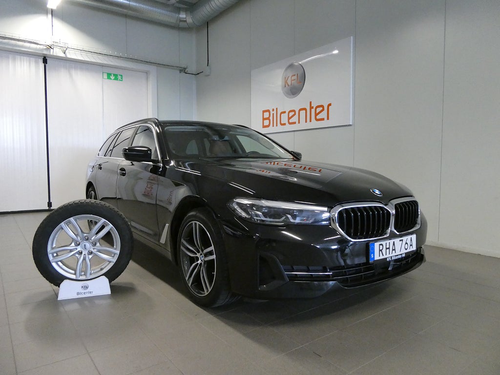 BMW 520d xDrive Aut-Drag-Kamera-Värmare-Skinn-H&K-SoV