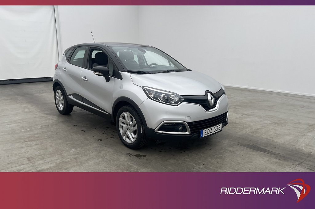 Renault Captur 0.9 TCe 90hk Navi Sensorer Keyless Lågskatt