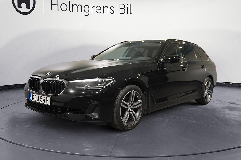 BMW 520d Touring Drag Läder Värmare Winterpaket PA | Ränta 3,95%