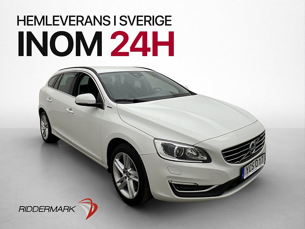 Volvo V60 D5 TwEn AWD 231hk D-Värmare Halvskinn Bluetooth
