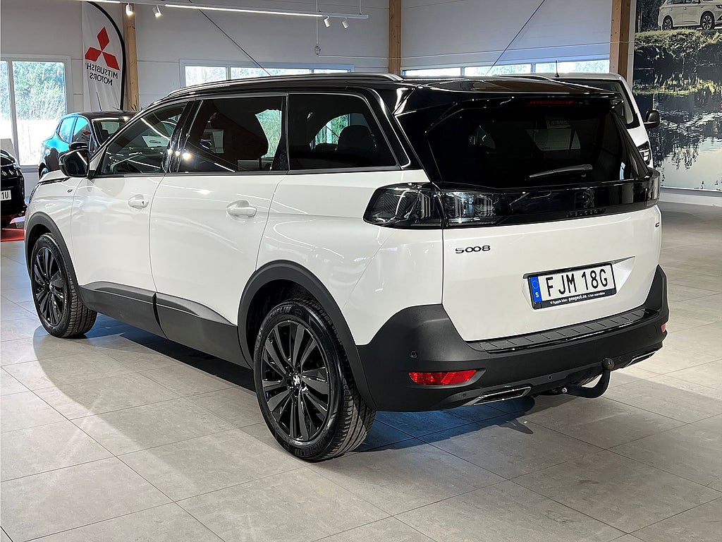 Bild på Peugeot 5008 GT Black Pack 1.2 PT 130hk Aut - DRAG, ELBAKLUCKA