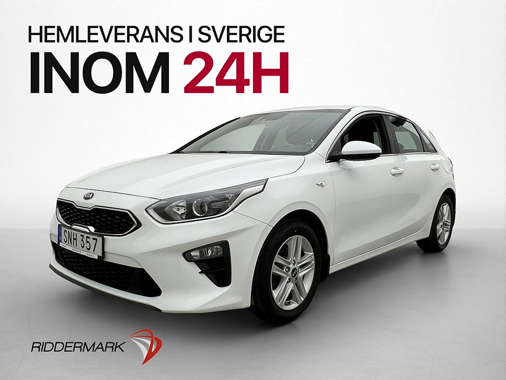 Kia Ceed T-GDI 120hk Action Kamera P-sensorer CarPlay