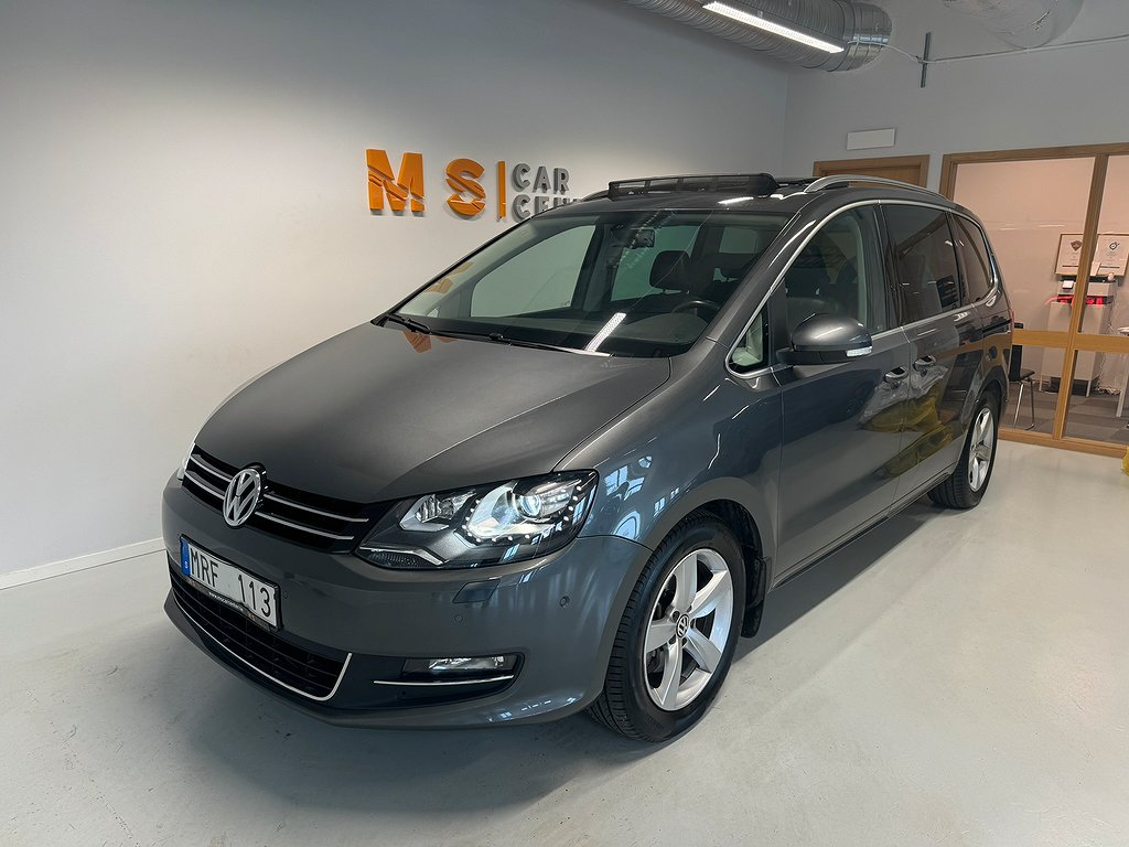 Volkswagen Sharan 2.0 TDI GT Drag Pano P-värme Navi 1ägare 