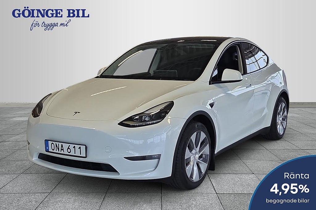 Tesla Model Y Long Range AWD 514hk Drag/ Navi/ Kamera/ Gl...