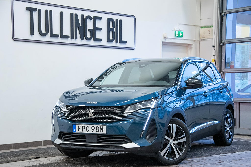 Peugeot 3008 131HK GT Backkamera Adaptiv Farthållare BLIS MOMS 4.99%