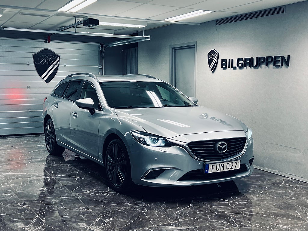 Mazda 6 Wagon 2.0 SKYACTIV-G|Drag|Motorvärmare|Fullservad|