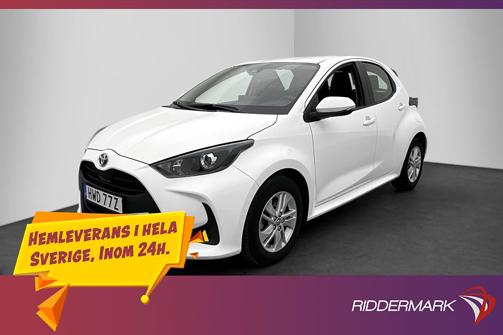 Toyota Yaris Hybrid Active 116hk Värmare Kamera Lane-Assist