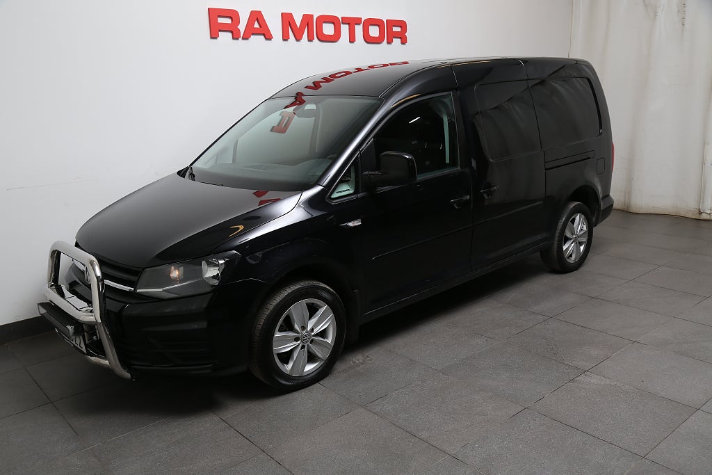 Volkswagen Caddy Maxi Van 2,0 TDI 4Motion 122hk Skåp Värmare Drag Ny Kamrem 2017