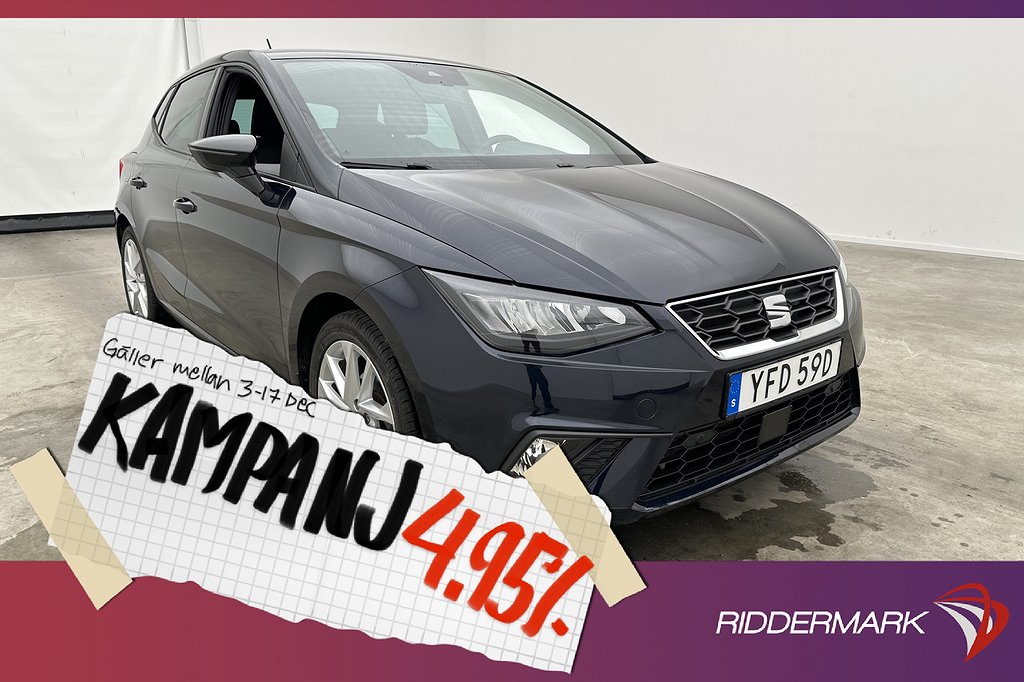 Seat Ibiza 1.0 EcoTSI 110hk FR Cockpit Ka 4,95% Ränta