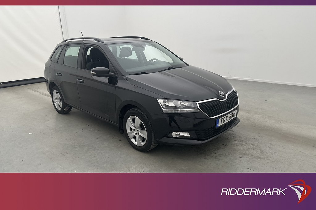 Skoda Fabia Kombi TSI 110hk Style Alcantara Sensorer CarPlay