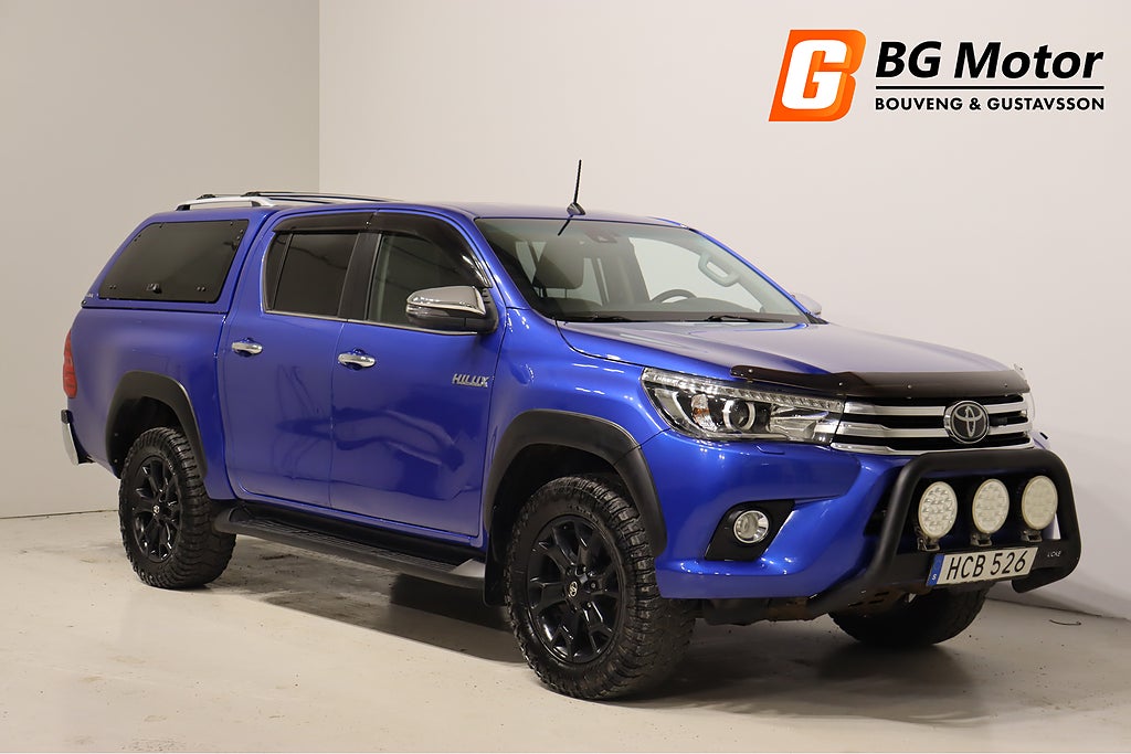 Toyota Hilux Dubbelhytt 2.4 150HK Aut AWD Moms 1,99% Ränta