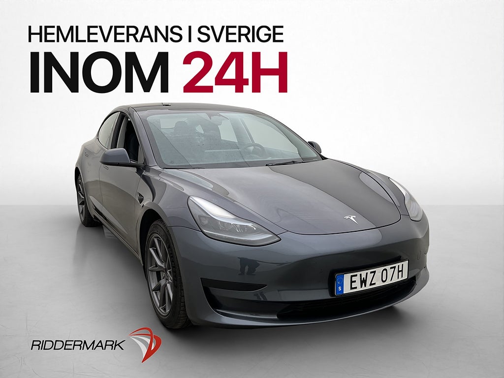 Tesla Model 3 RWD Standard Range Autopilot Pano Sv-Såld MOMS