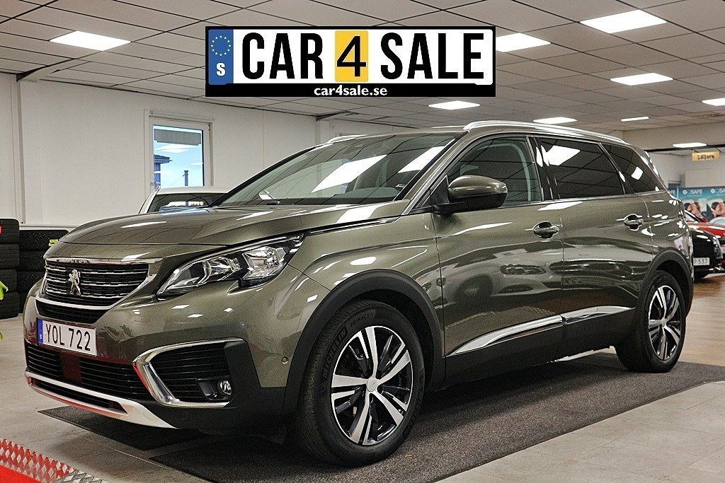 Peugeot 5008 1.6 BlueHDi EAT|Euro 6|7-sits|Carplay|Ny Kamrem