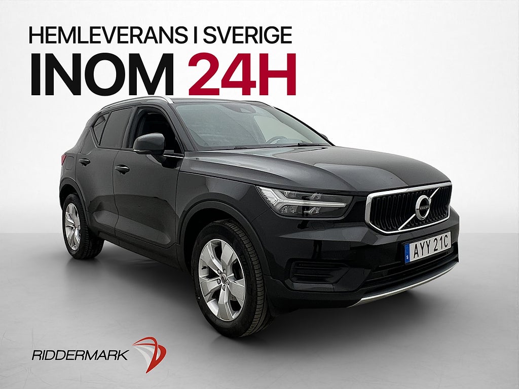 Volvo XC40 T2 129hk Momentum VOC Värmare Sensorer Rattvärme