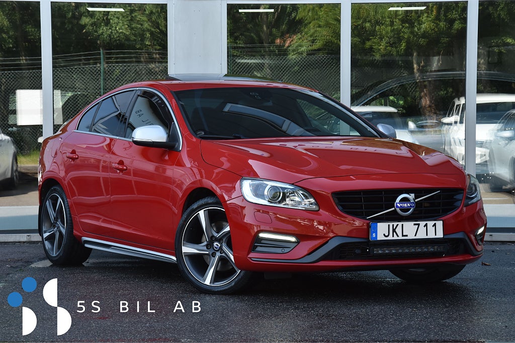 Volvo S60 D4 AWD Geartronic R-Design PANO K-REM BYTT VÄRM GPS 190