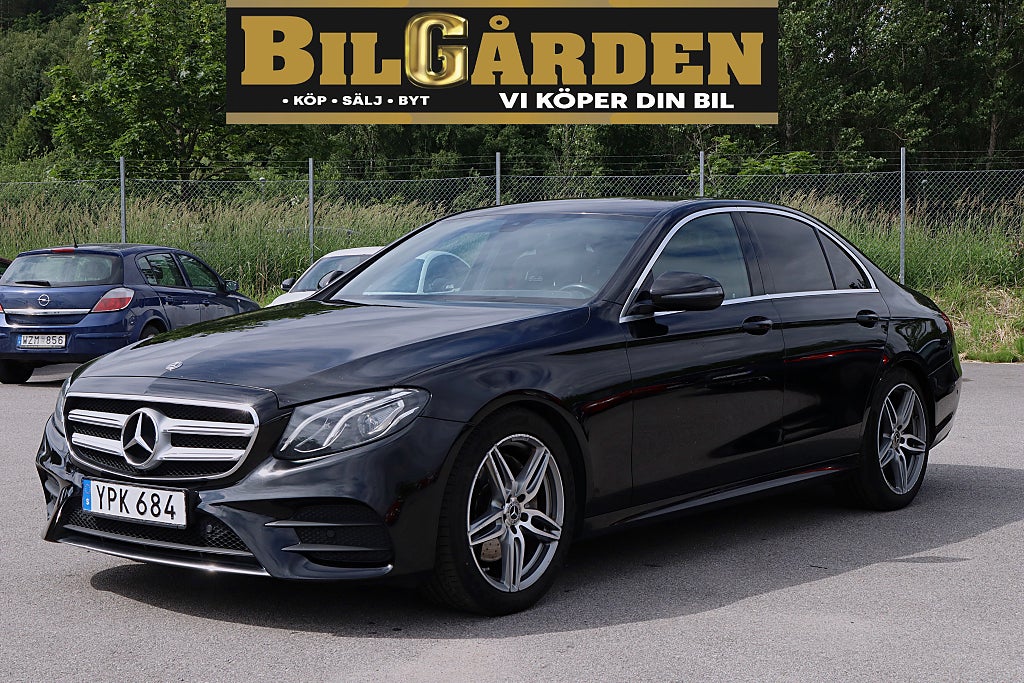 Mercedes-Benz E E220 d 9G-Tronic AMG Värme Burmester Kamera Navi 