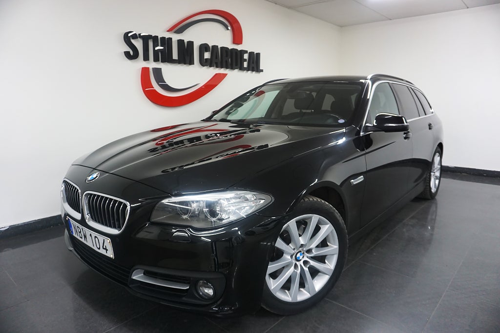 BMW 520d Touring 190hk M Ratt, 360° kamera, Läder, 4-Zoner 
