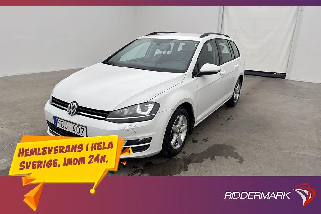 Volkswagen Golf Sportscombi 105hk Masters Kamera Dragkrok