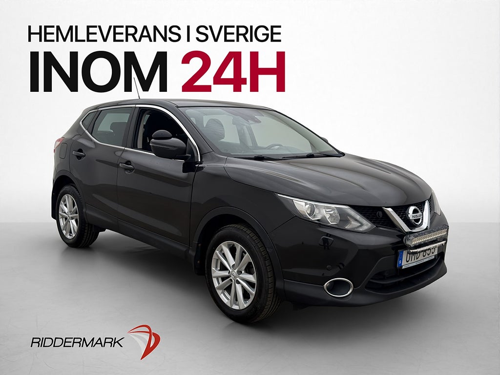 Nissan Qashqai 1.2 115hk M/K Värm Drag Navi Bluetooth