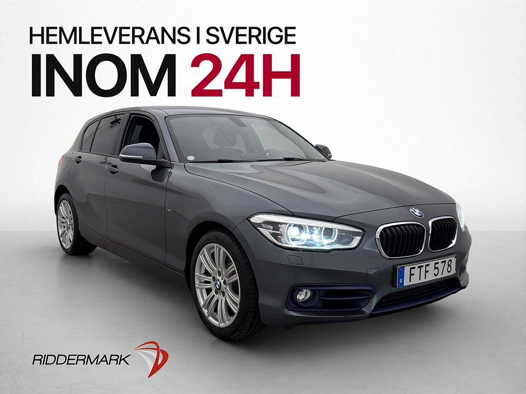 BMW 118 d Sport line Sensorer Bluetooth Farthållare