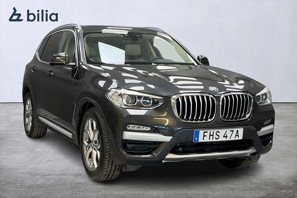 BMW X3 xDrive20d/X-Line/Pano/Keyless/Hi-Fi/Värmare/Drag