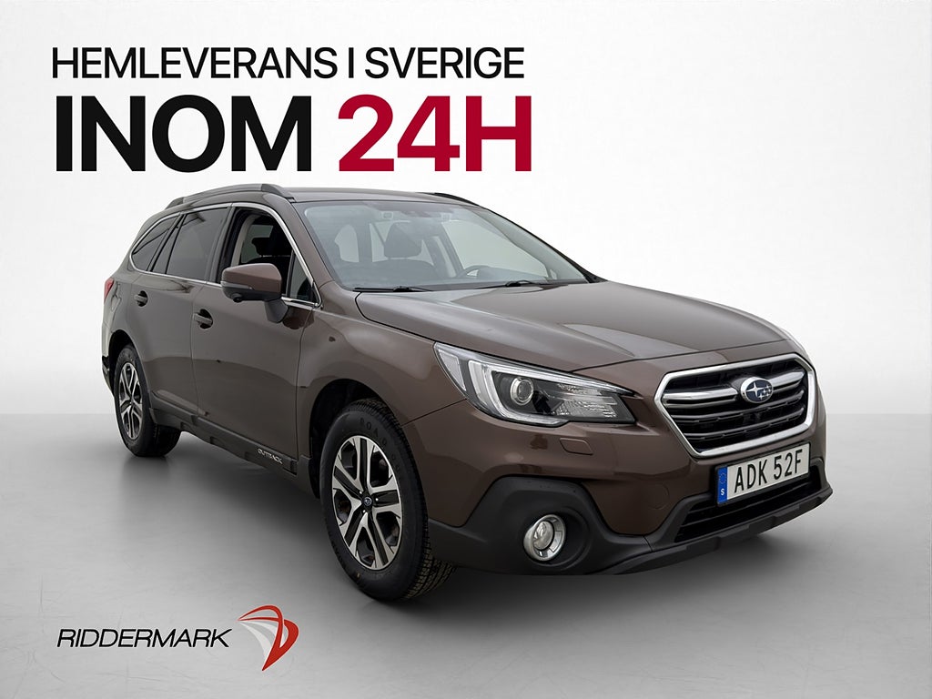 Subaru Outback 2.5 4WD 175hk Kamera CarPlay Rattvärme Drag