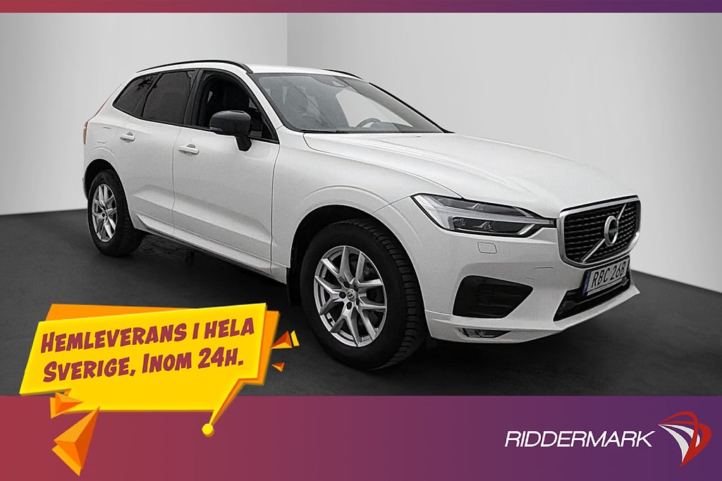 Volvo XC60 B4 AWD R-Design VOC Värm 360° Skinn CarPlay Drag