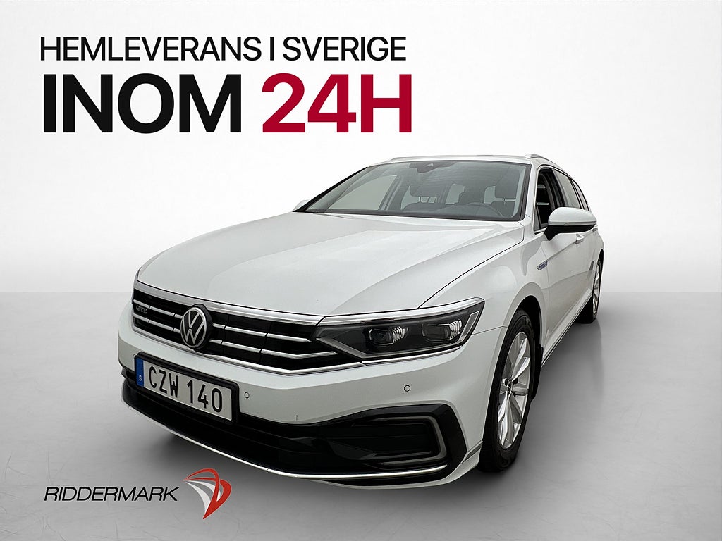 Volkswagen Passat 1.4 TSI 218hk GTE MOMS Drag Kamera P-Värme