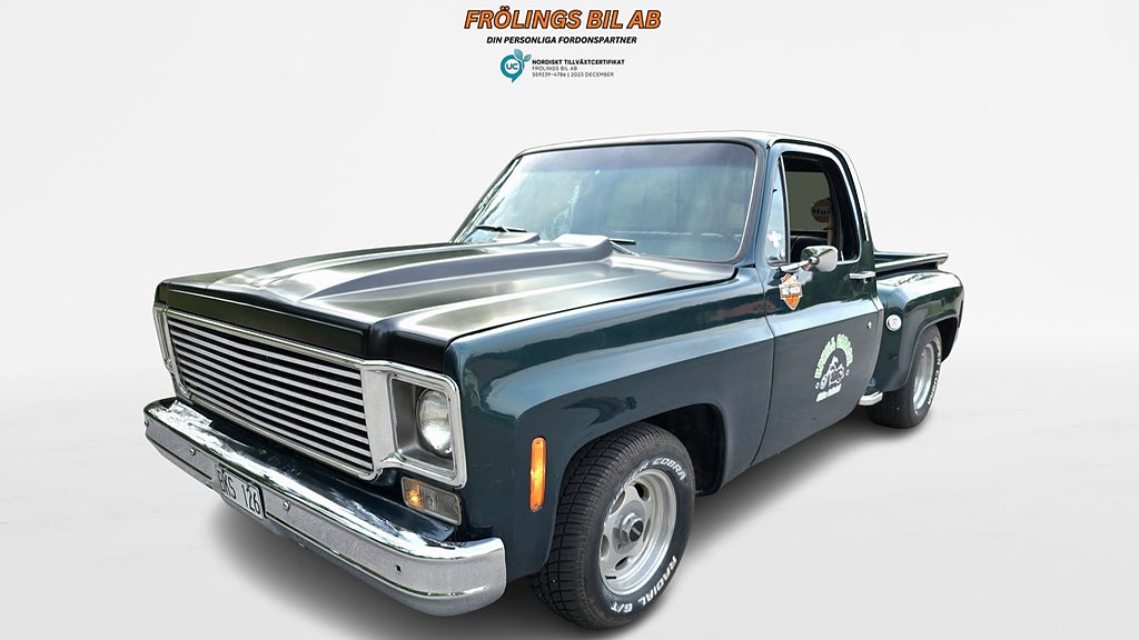 Chevrolet C10 Enkelhytt 383-Stroker (+400Hk) ROSTFRI