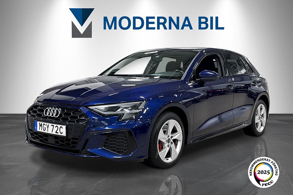 Audi A3 Sportback 45 TFSI e 245hk S Line Drag Cockpit Nyservad