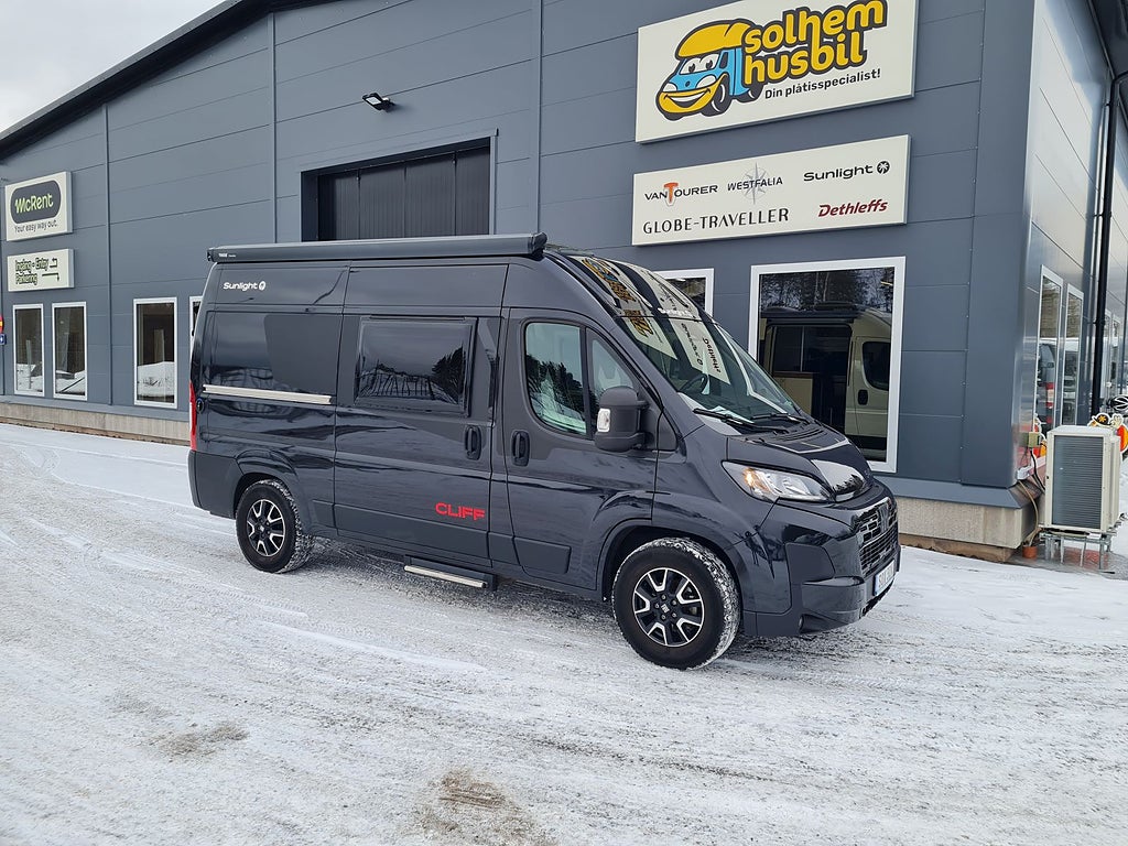 Sunlight Cliff 540 Adventure 140 hk, dieselvärme, lastvikt hela 730 kg