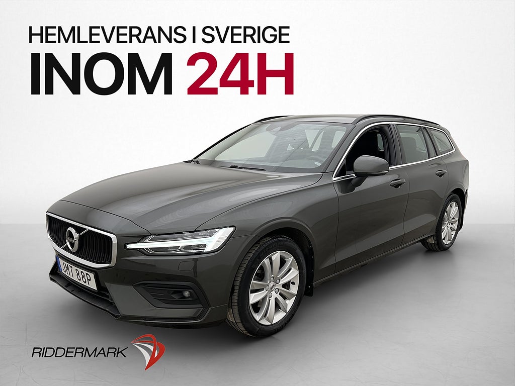 Volvo V60 B4 Advanced VOC Värmare Kamera Skinn CarPlay Drag