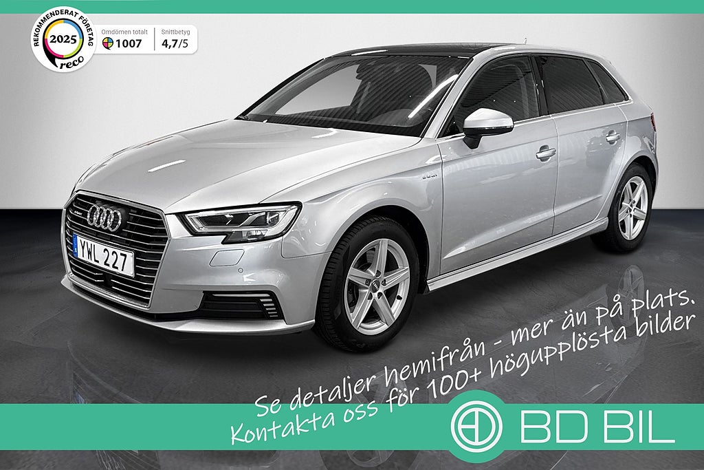Audi A3 Sportback e-Tron 1.4 TFSI TAKLUCKA B&O DRAG 