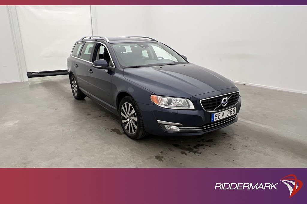 Volvo V70 D4 AWD Summum VOC D-Värmare Rattvärme Skinn Drag