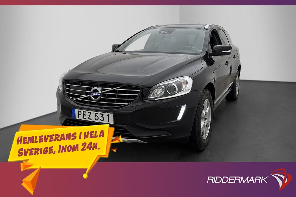 Volvo XC60 D4 Summum VOC Drag Värmare Skinn Rattvärme BLIS