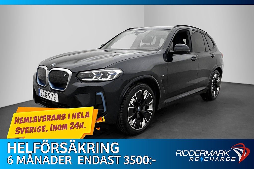 BMW iX3 286hk Charged Plus Pano Laser H/K HUD 360° Drag
