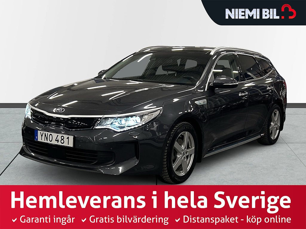 Kia Optima SW Adv PLUS 2 Plug-in Hybrid S&V-hjul/360/H/K/Pano/Drag