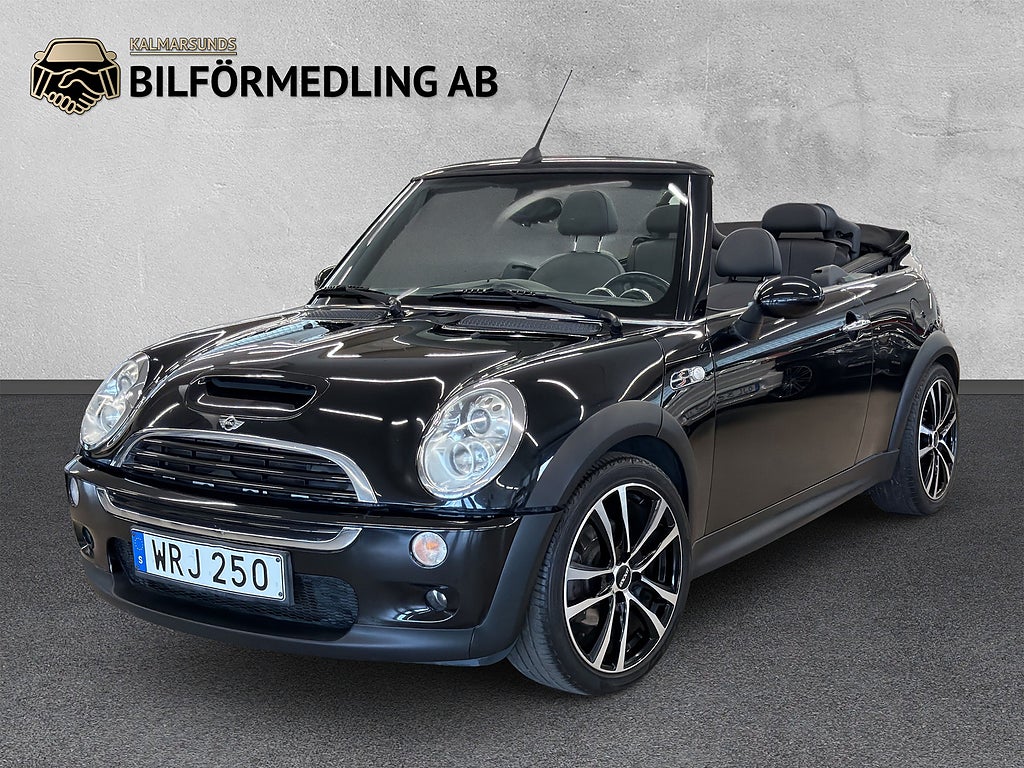 MINI Cooper S Convertible Skinn Välservad Välvårdad 170hk