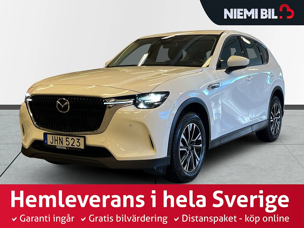 Mazda CX-60 PHEV AWD 10ÅrsGaranti/Kamera/HuD/SoV-Däck/Full servad