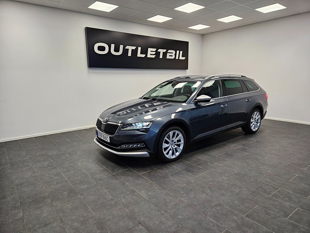 Skoda Superb Scout 2.0TDI 190hk 4x4 Businessline Cockpit Värmare 