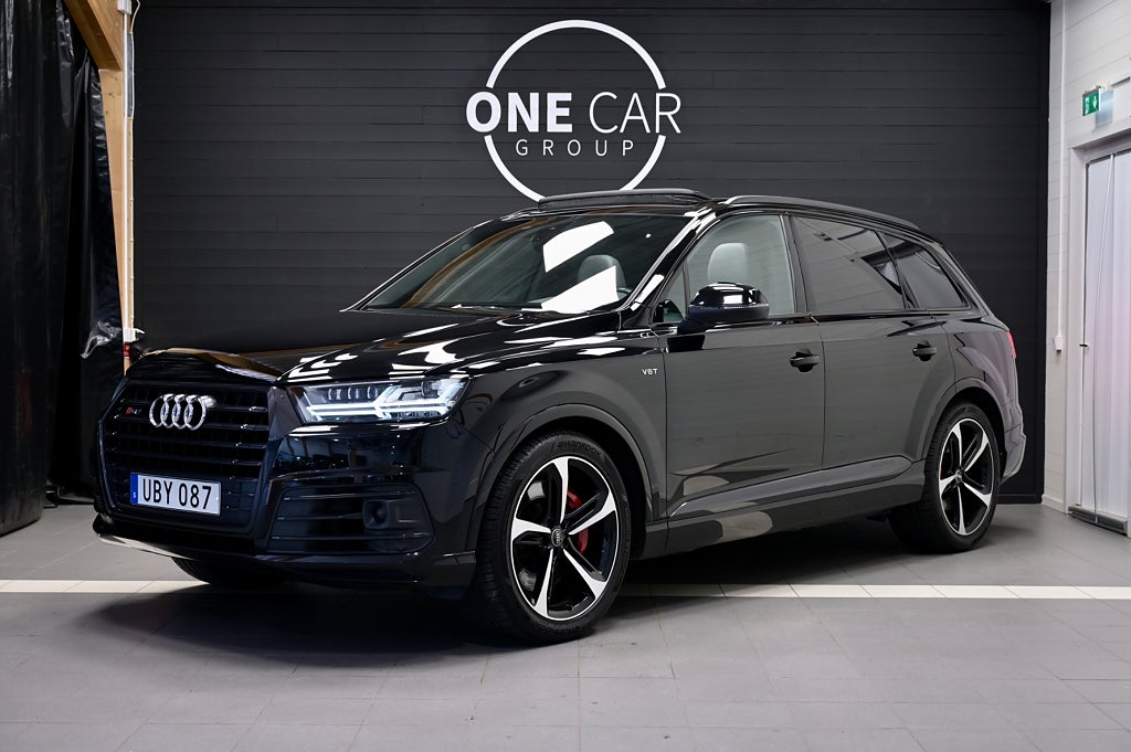 Audi SQ7 4.0 TDI V8 quattro 7-sits Pano Adaptiv Drag D-Värm