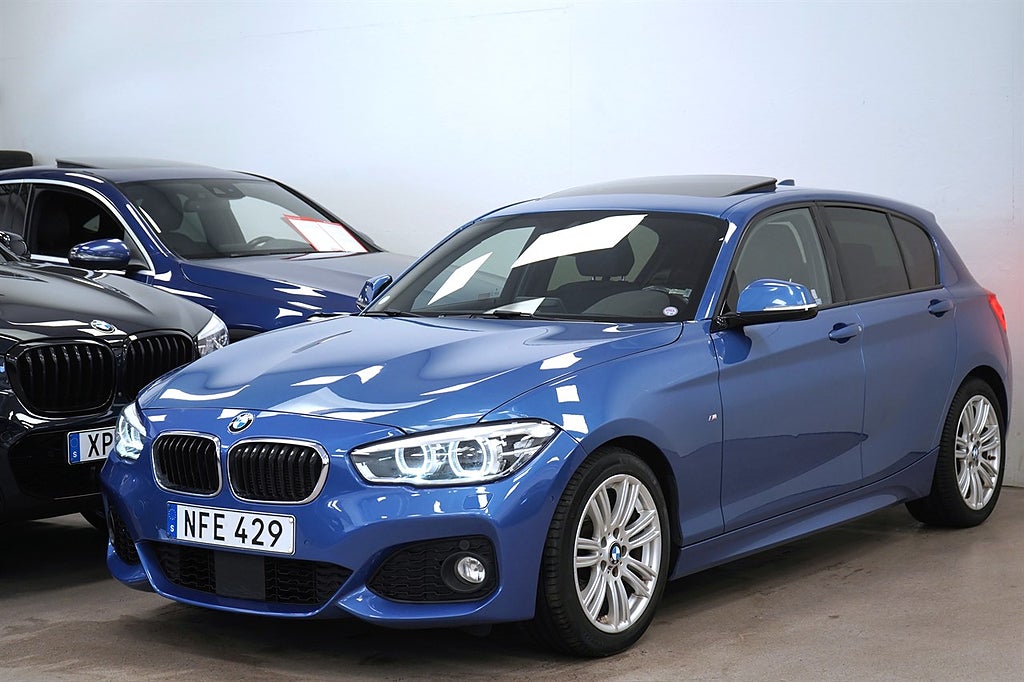 BMW 118 i M-SPORT SHADOWLINE 1-ÄGARE TAKLUCKA B-KAMERA